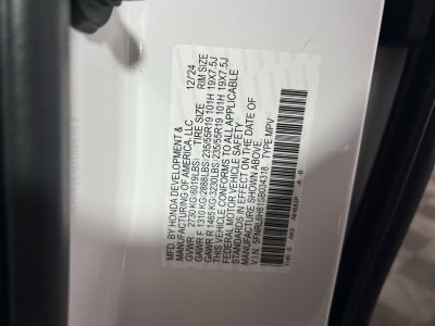 2025 Honda Odyssey Touring