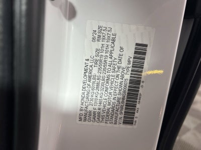 2025 Honda Odyssey Touring