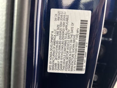 2025 Honda Pilot Touring