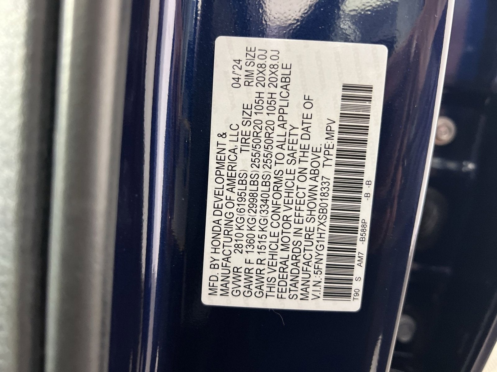 2025 Honda Pilot Touring