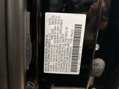 2023 Honda Ridgeline RTL