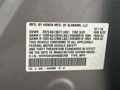 2017 Acura MDX 3.5L