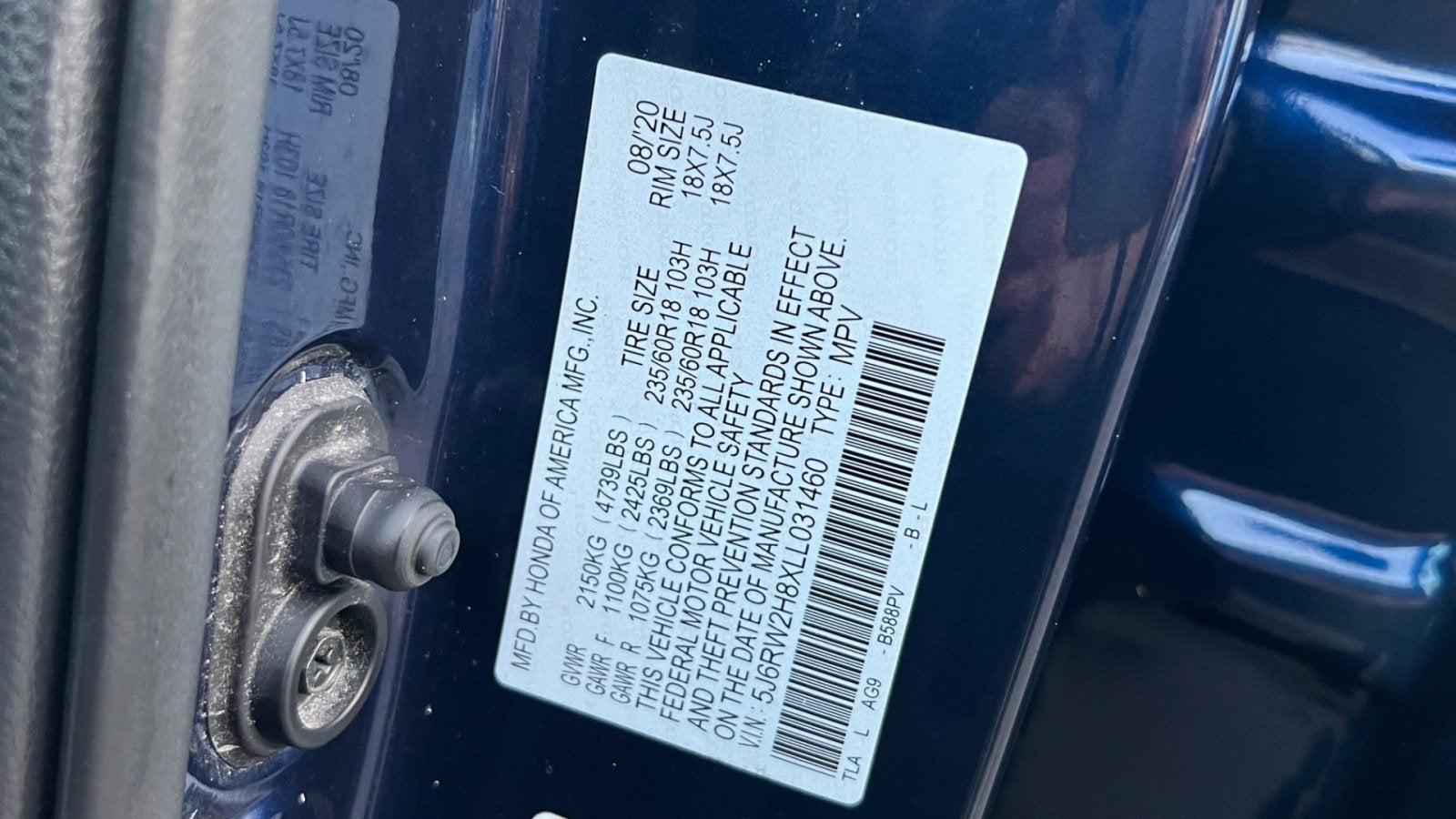 2020 Honda CR-V EX-L