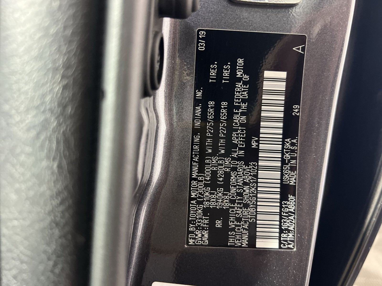 2019 Toyota Sequoia SR5