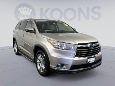 2015 Toyota Highlander Hybrid Limited Platinum