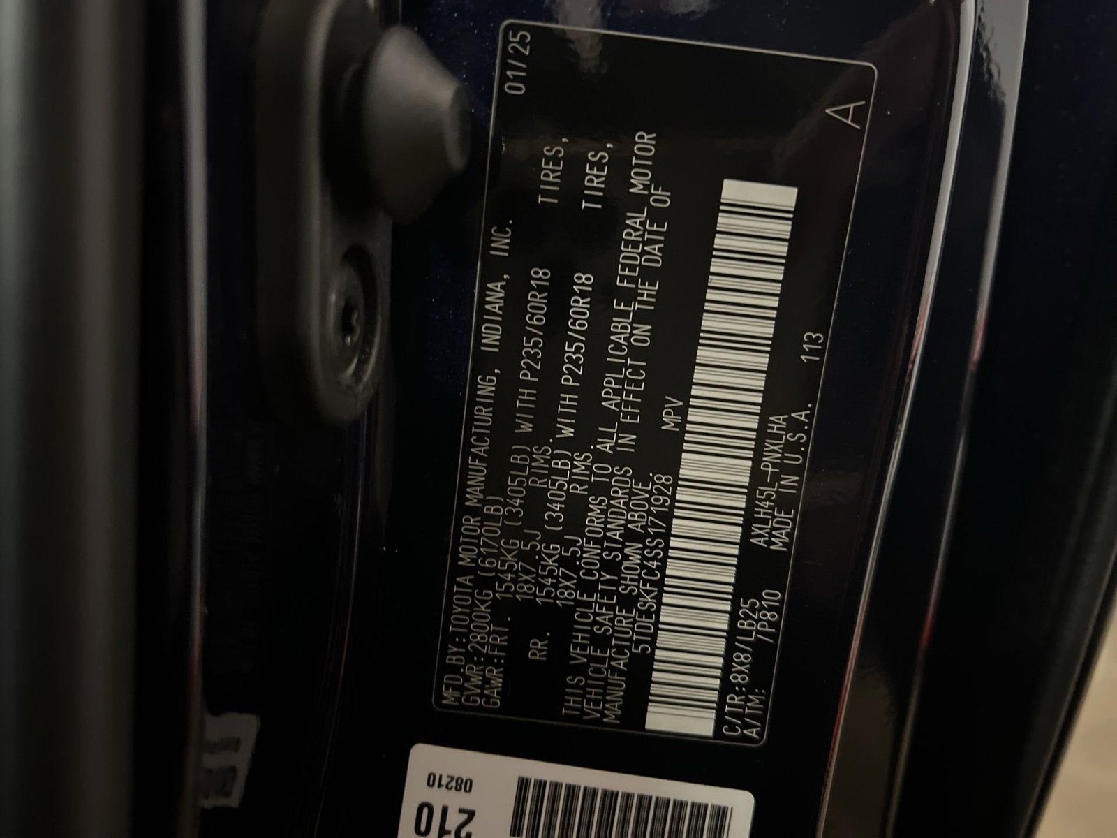 2025 Toyota Sienna Platinum