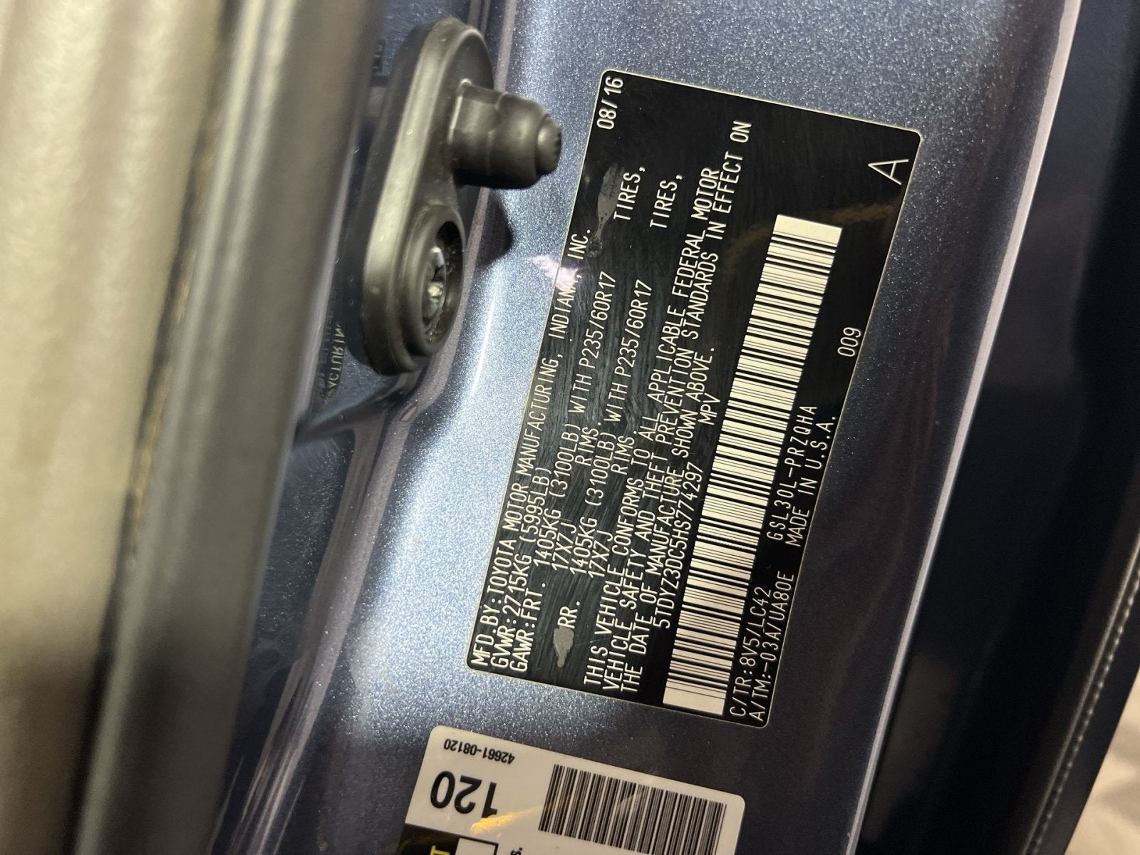 2017 Toyota Sienna XLE