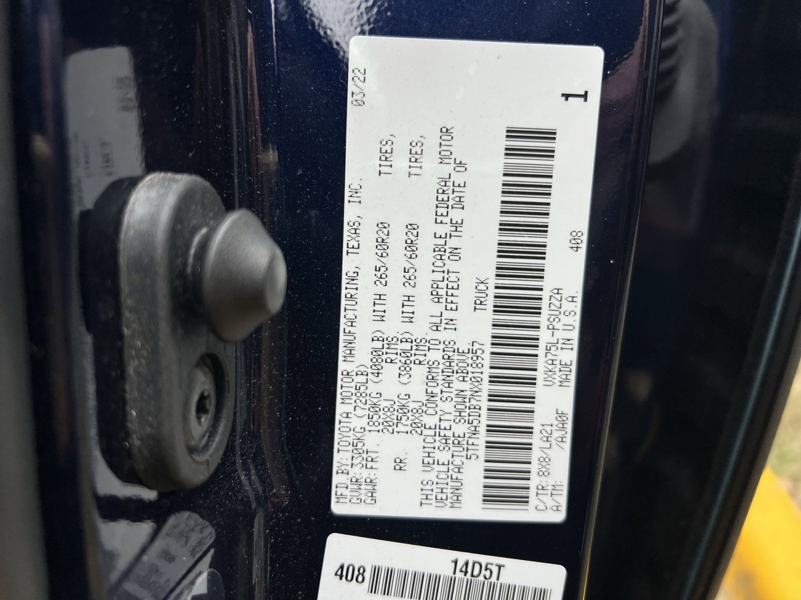 2022 Toyota Tundra Platinum