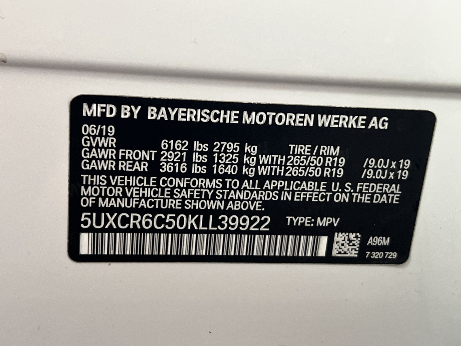 2019 BMW X5 xDrive40i