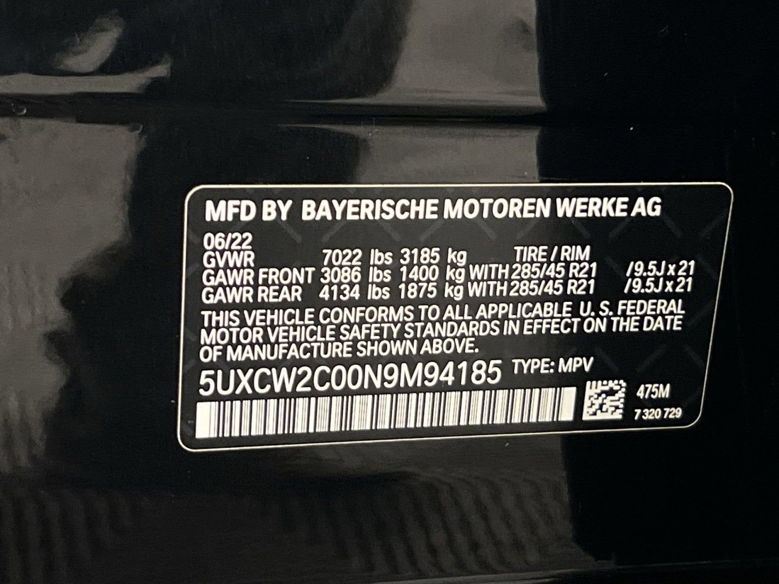 2022 BMW X7 xDrive40i