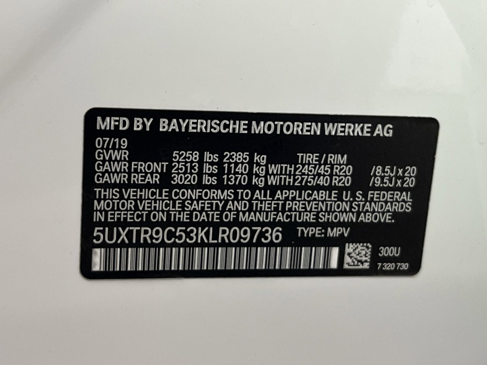 2019 BMW X3 xDrive30i