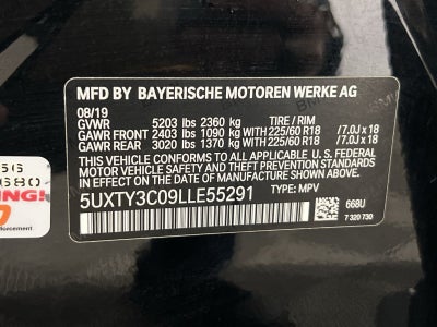 2020 BMW X3 sDrive30i