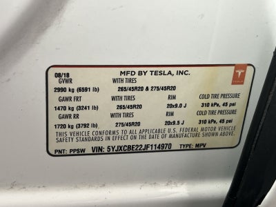2018 Tesla Model X 75D