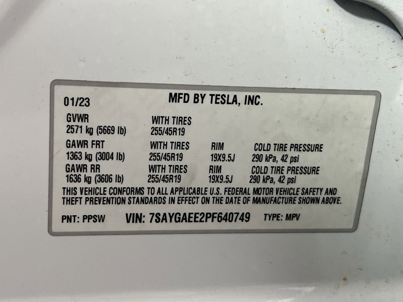 2023 Tesla Model Y Long Range