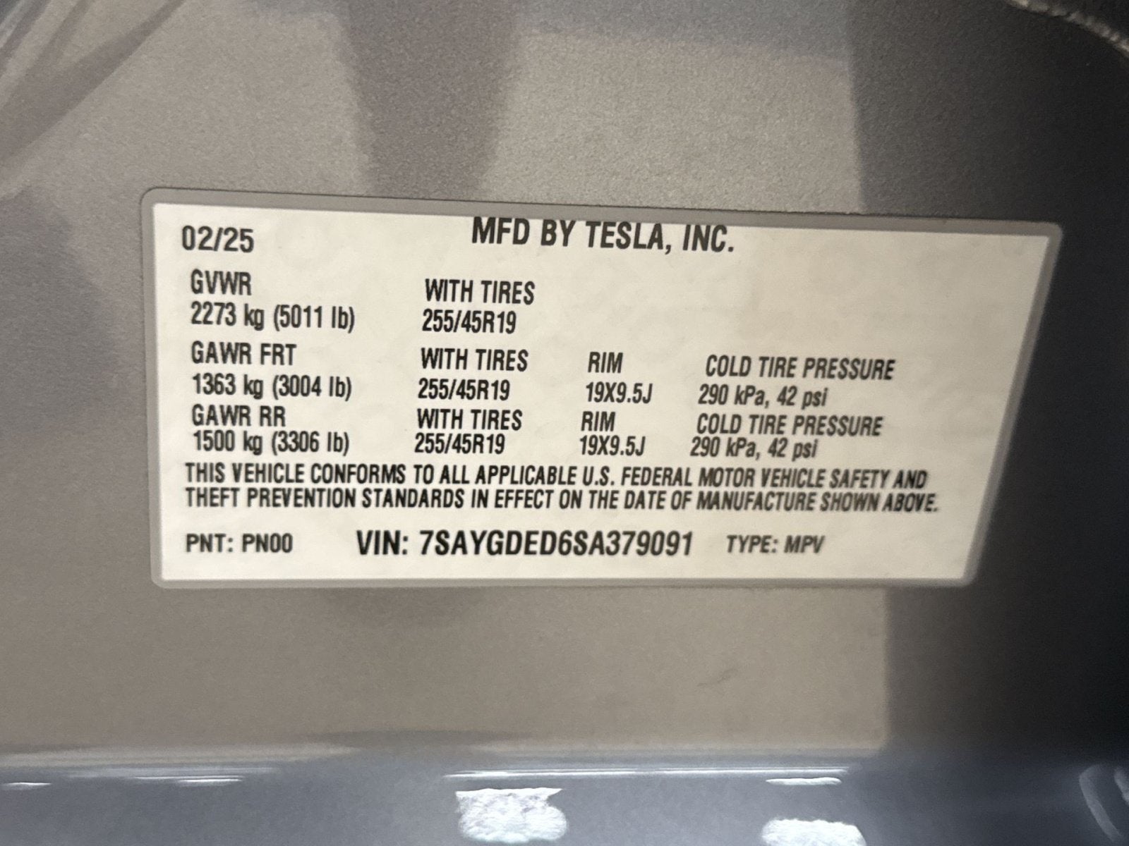 2025 Tesla Model Y Long Range