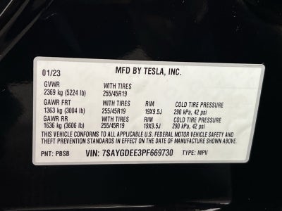 2023 Tesla Model Y Long Range
