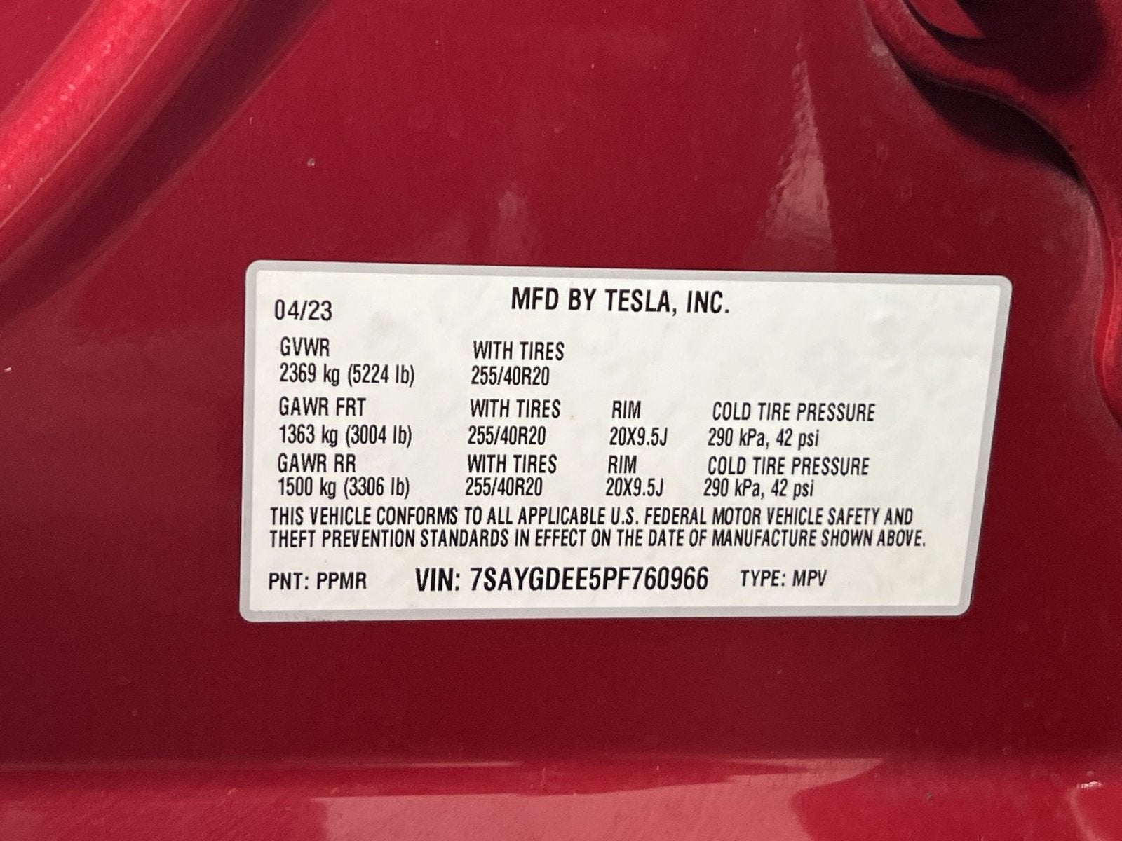 2023 Tesla Model Y Long Range