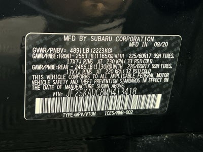 2021 Subaru Forester Base