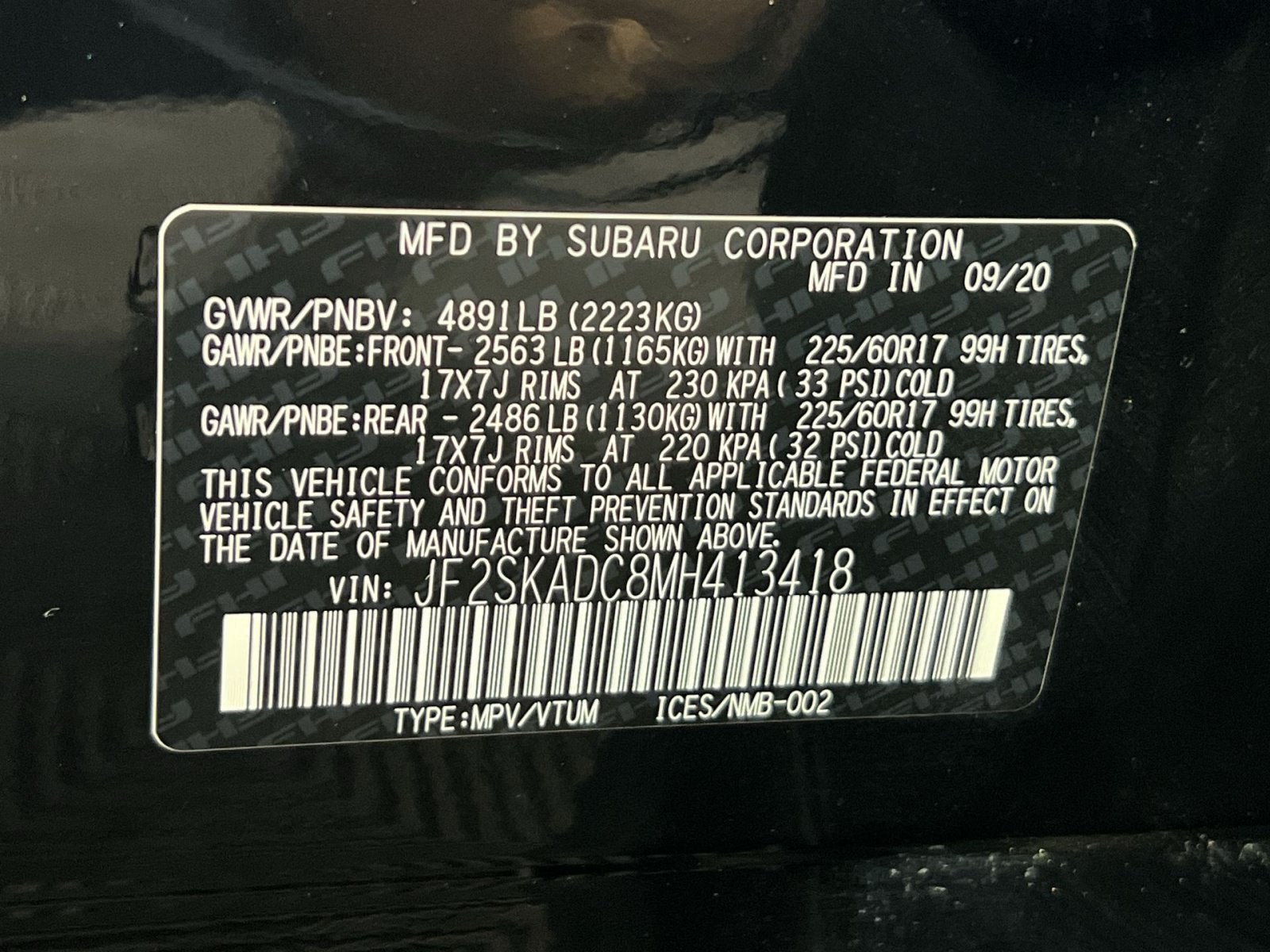 2021 Subaru Forester Base