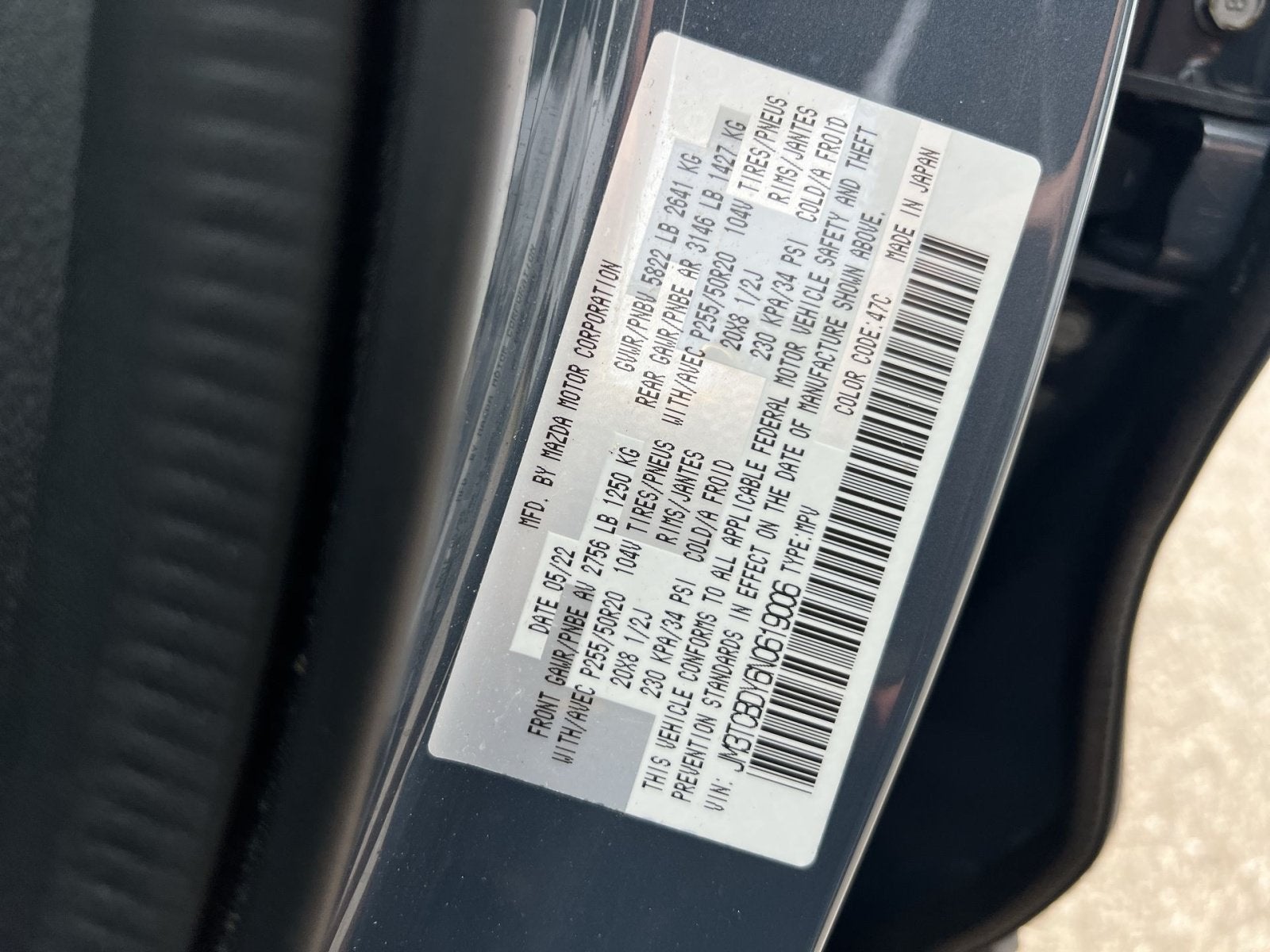 2022 Mazda Mazda CX-9 Carbon Edition