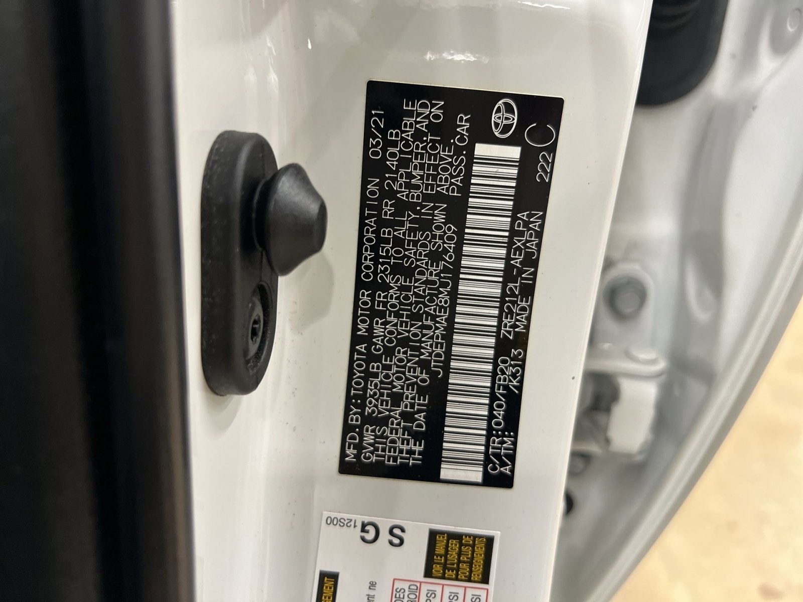 2021 Toyota Corolla LE