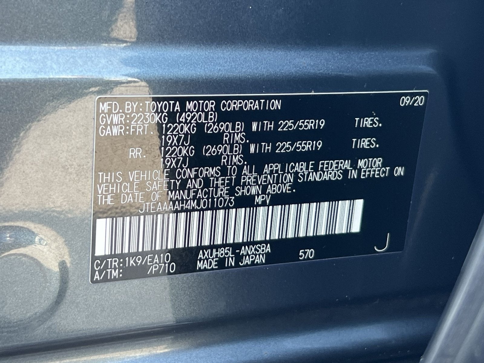 2021 Toyota Venza Limited