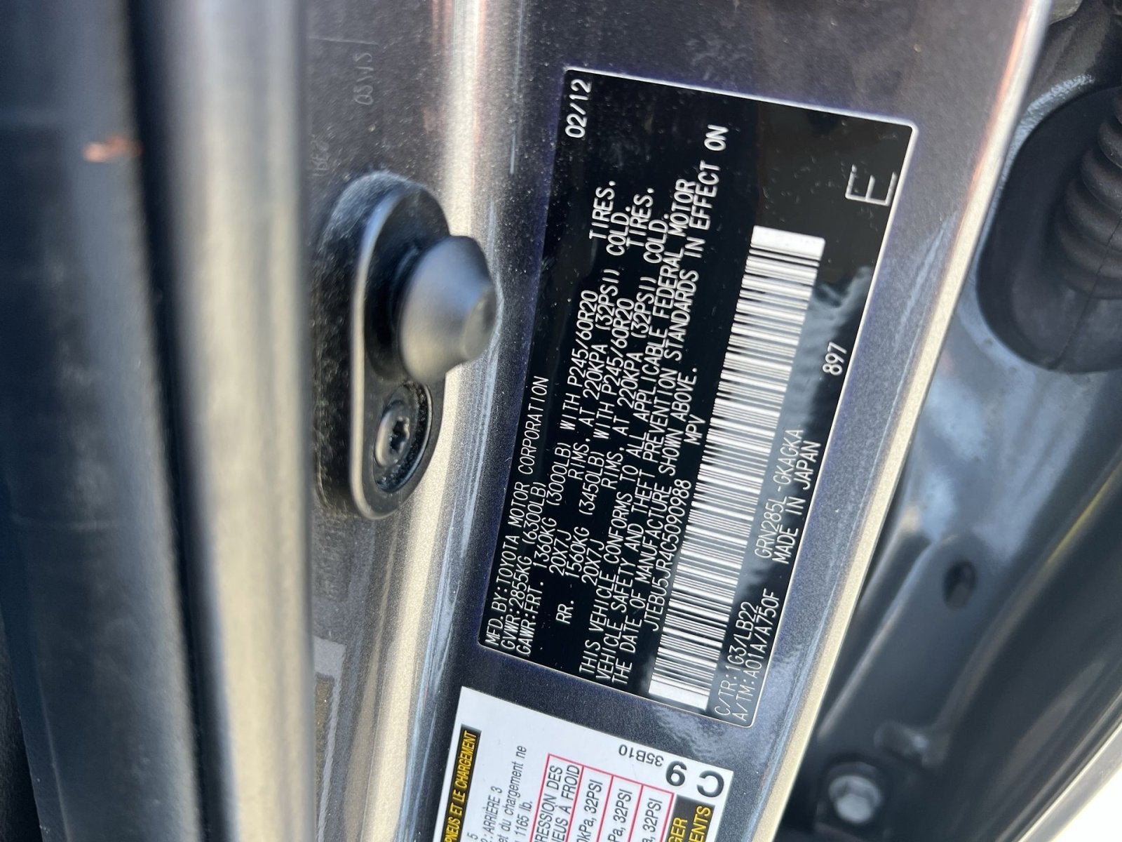 2012 Toyota 4Runner SR5