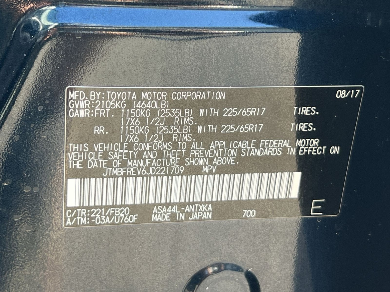 2018 Toyota RAV4 LE