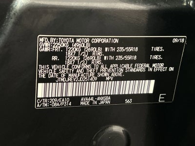 2018 Toyota RAV4 Hybrid Limited