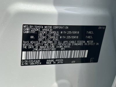 2017 Toyota RAV4 Hybrid Limited