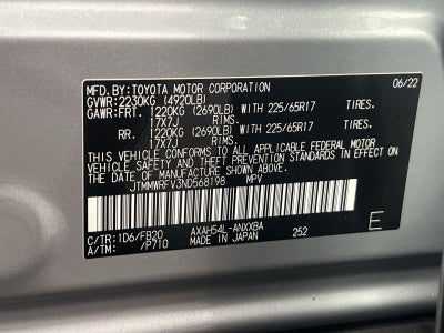 2022 Toyota RAV4 Hybrid LE
