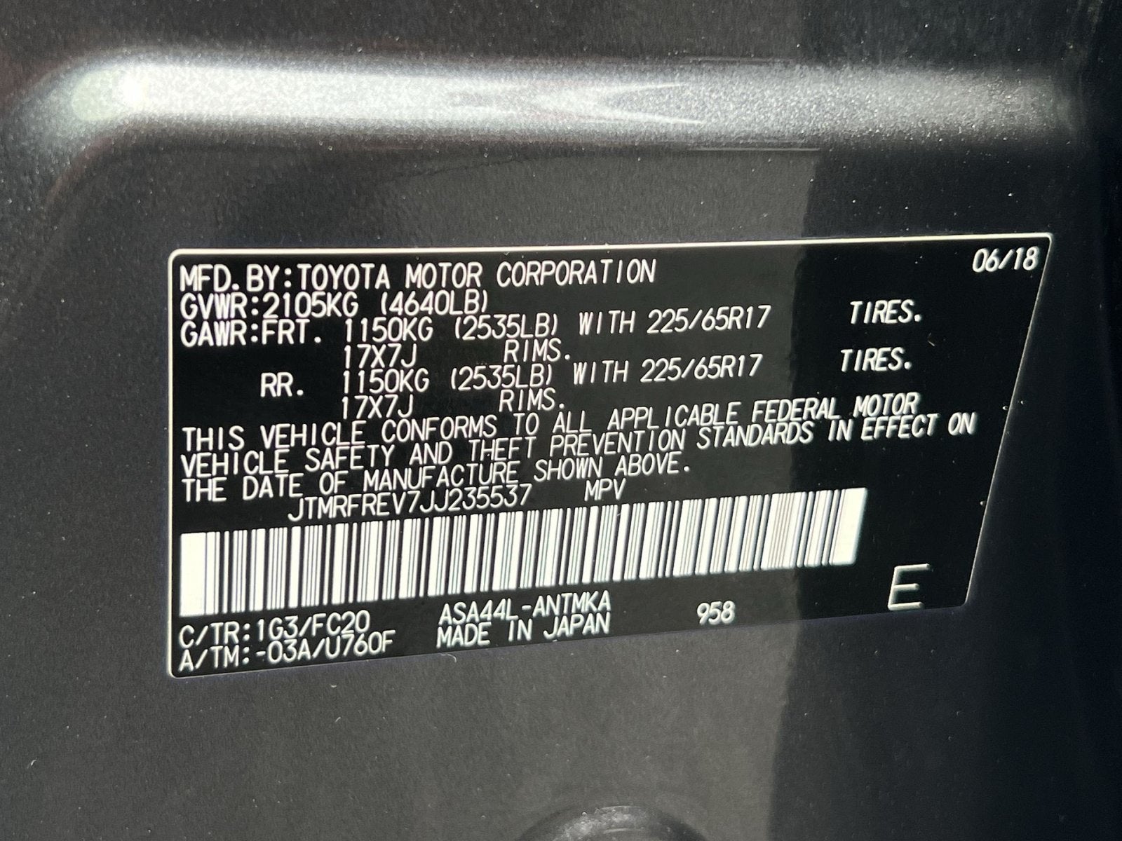 2018 Toyota RAV4 XLE