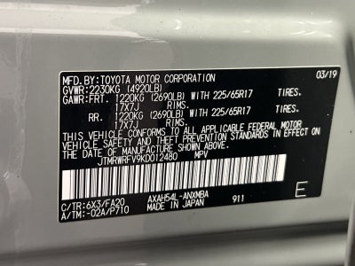 2019 Toyota RAV4 Hybrid XLE