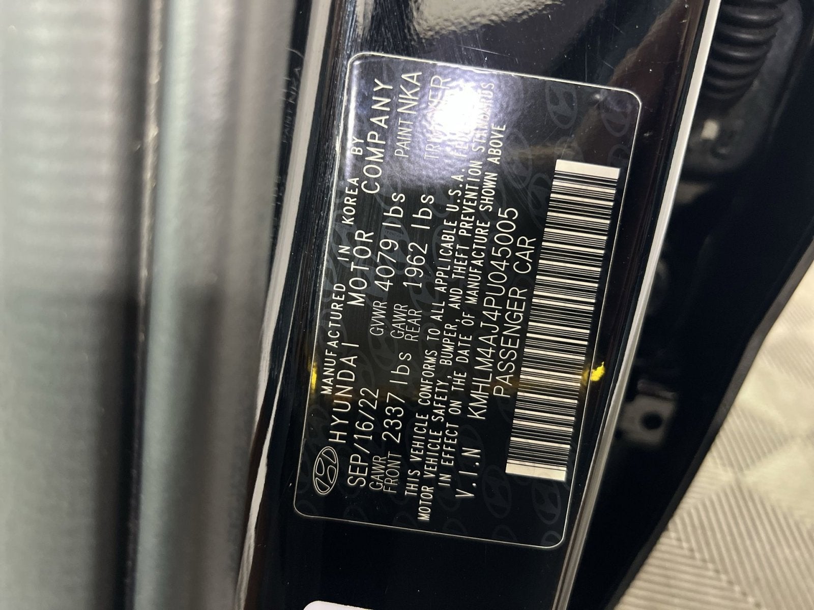 2023 Hyundai Elantra Hybrid Blue