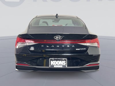 2023 Hyundai Elantra Hybrid Blue