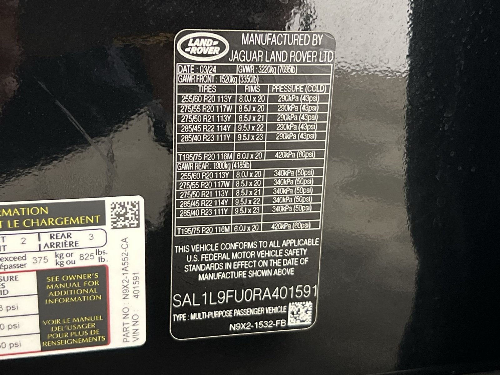 2024 Land Rover Range Rover Sport Dynamic SE