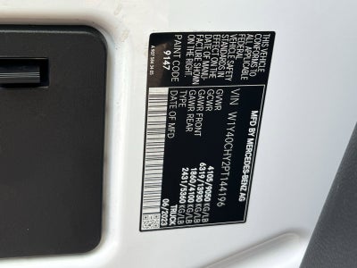 2023 Mercedes-Benz Sprinter 2500 Cargo 170 WB