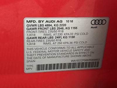 2017 Audi Q3 2.0T Premium