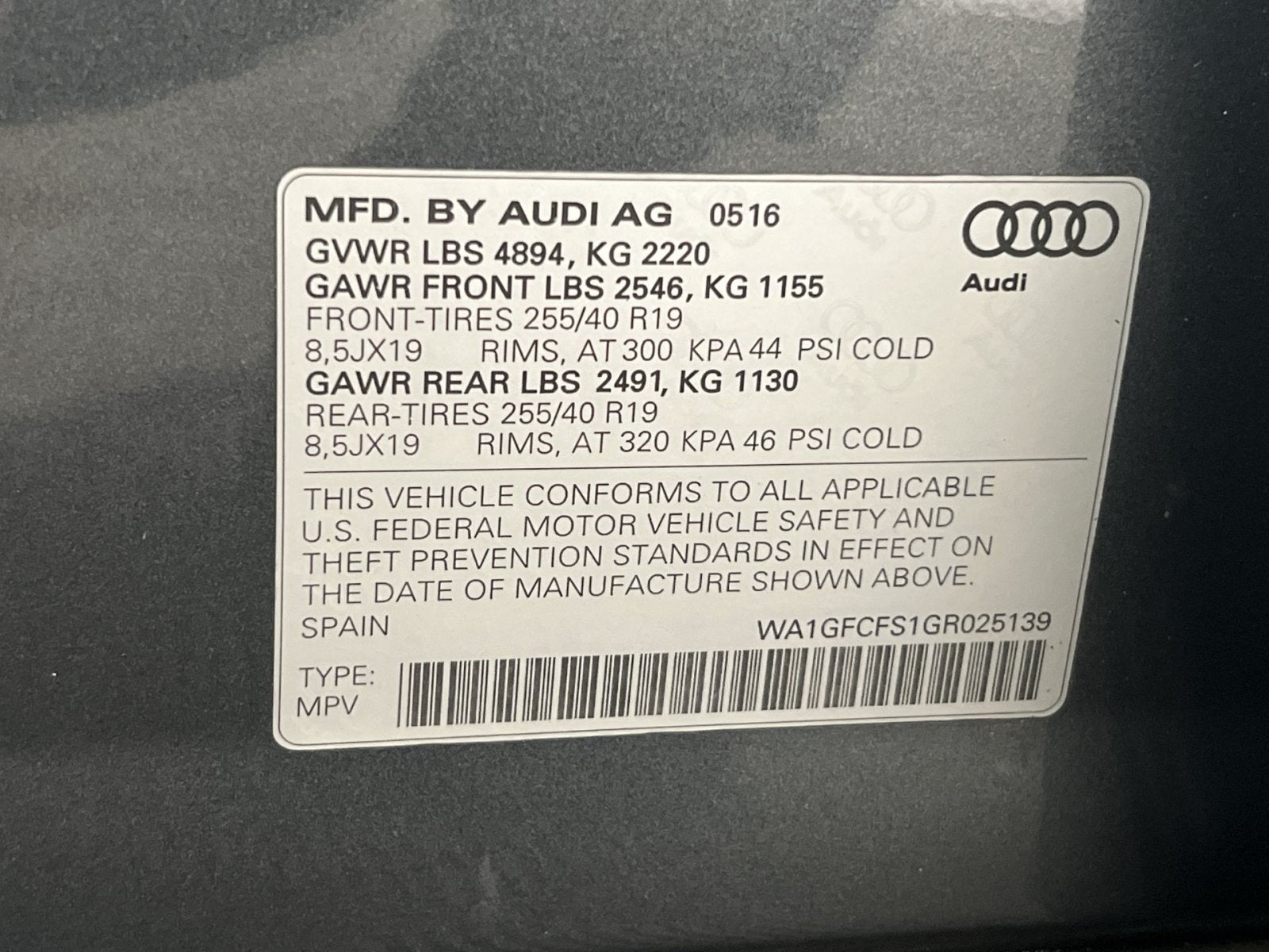 2016 Audi Q3 2.0T Prestige