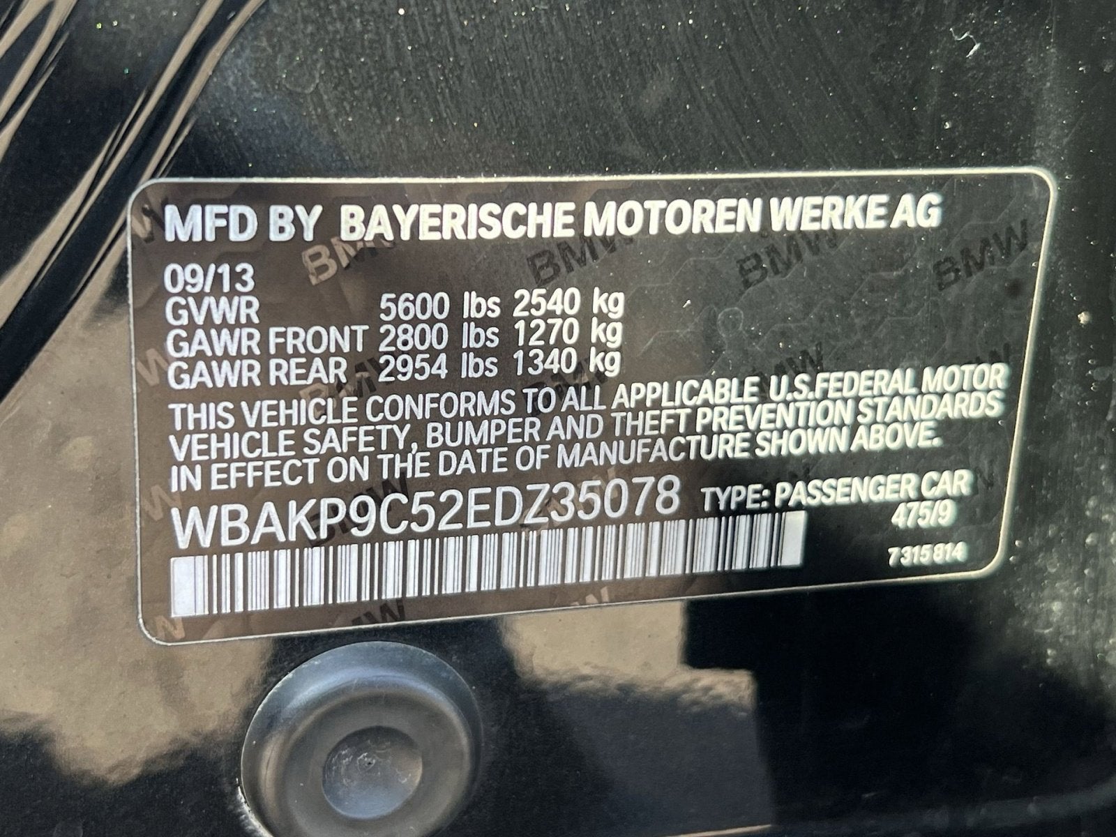 2014 BMW 5 Series 550i xDrive