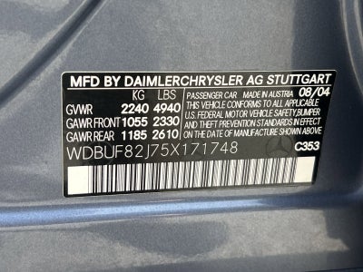 2005 Mercedes-Benz E-Class E 320