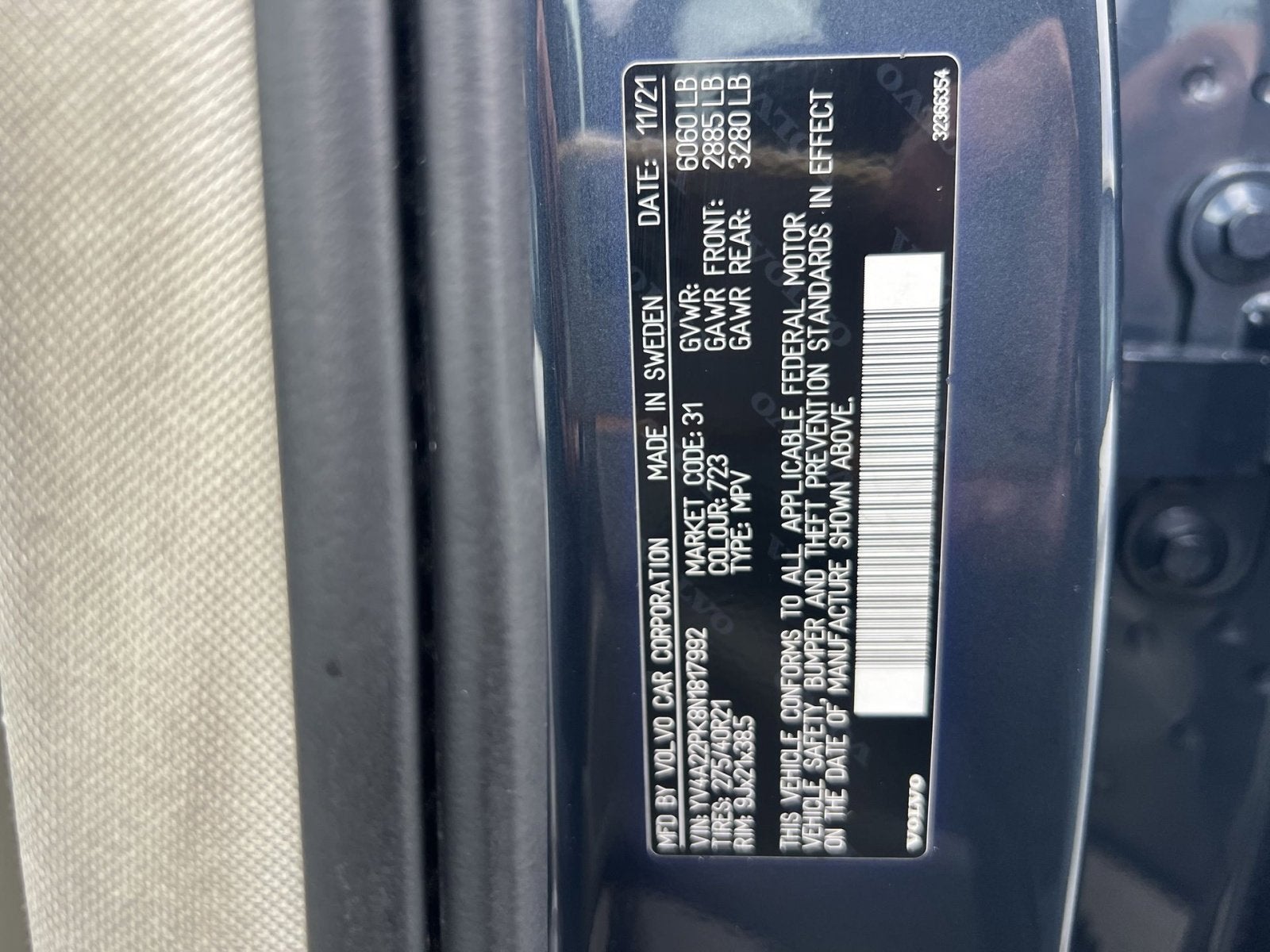 2022 Volvo XC90 T6 Momentum