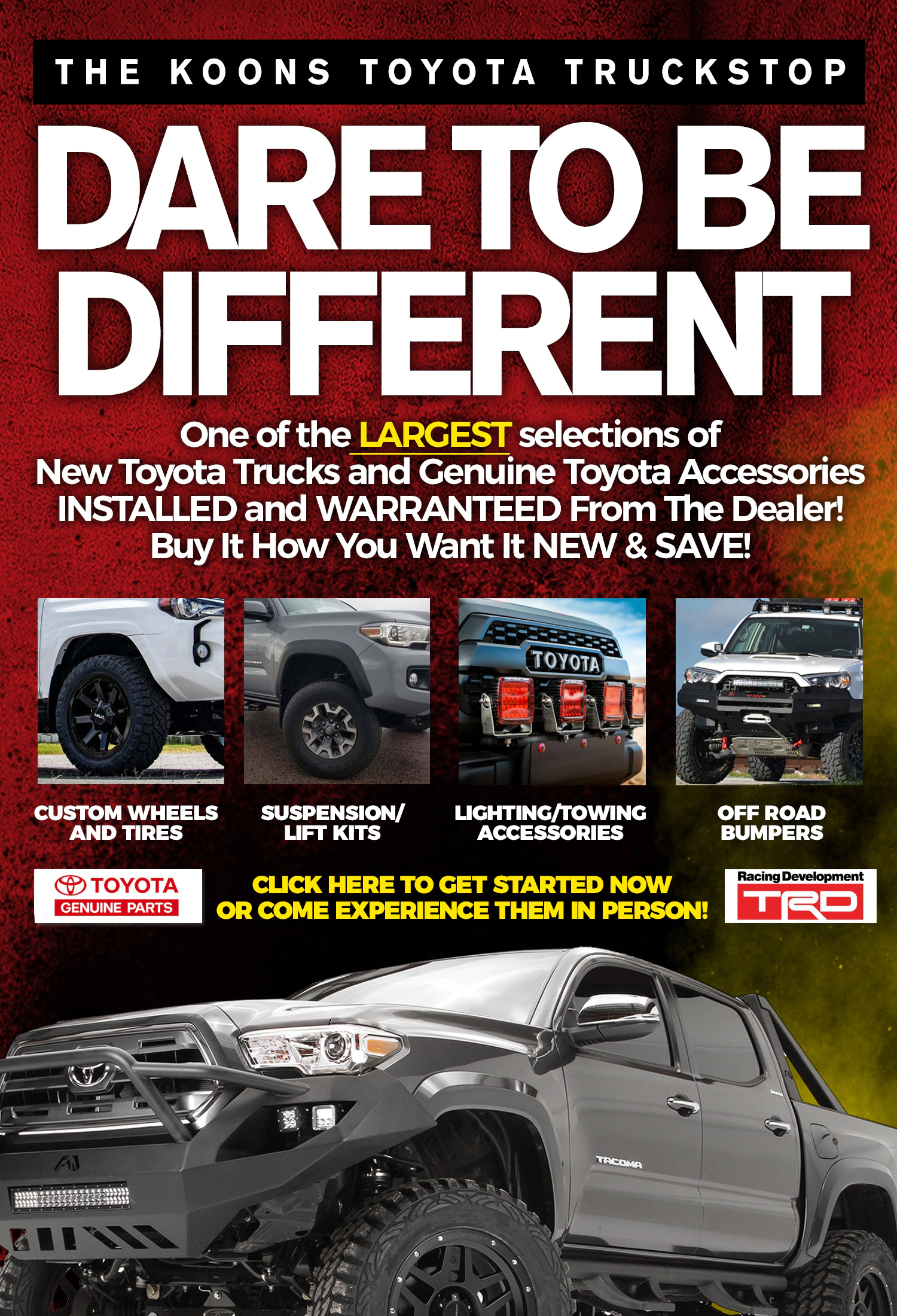 Dare to be Different