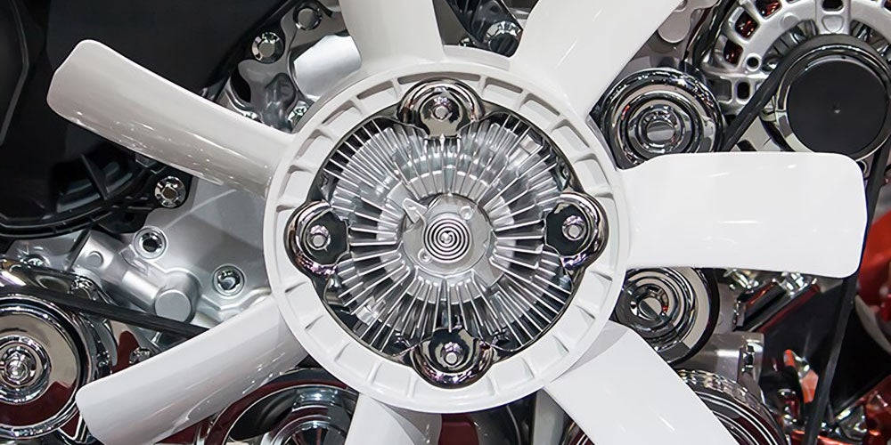 Vehicle engine detail