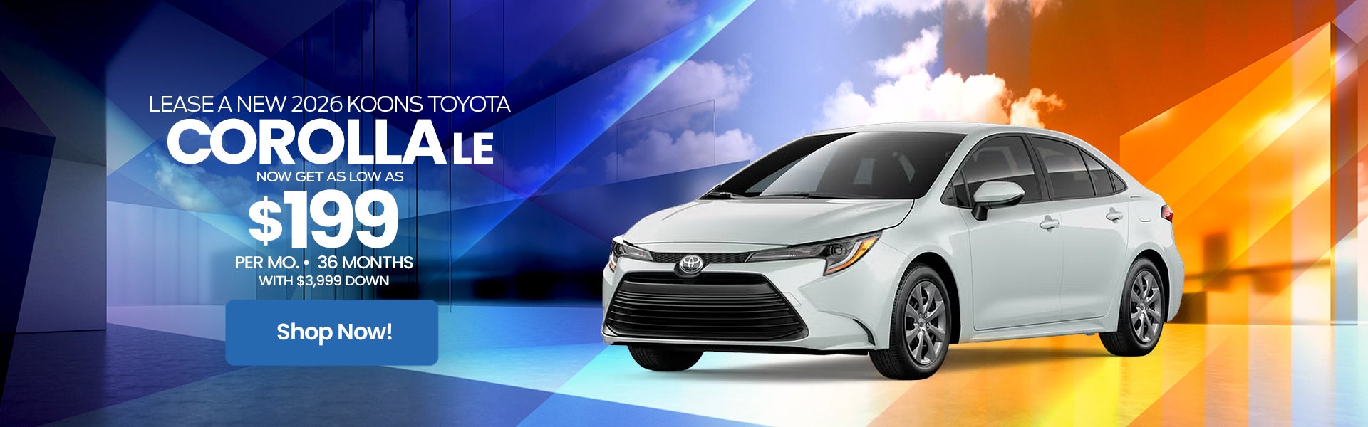 2026 Toyota Corolla Lease Offer