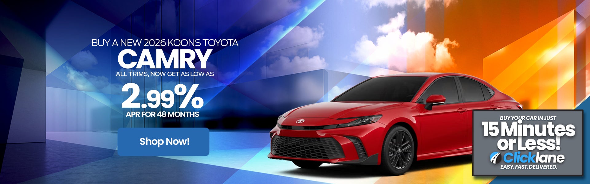 2026 Toyota Camry APR Offer