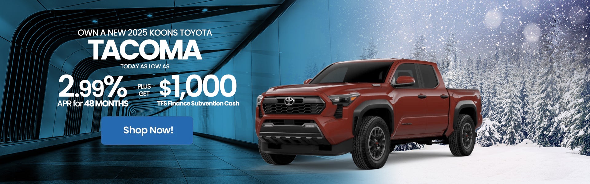2025 Toyota Tacoma APR Offer